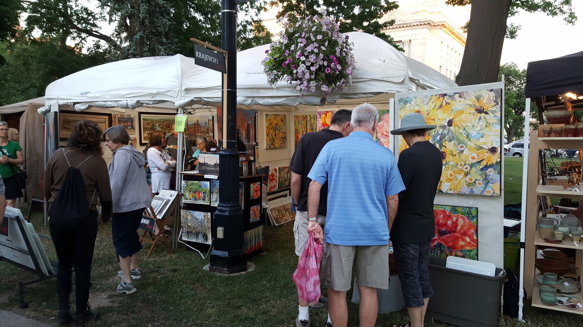 Canadian artists Alex Krajewski & Anna Krajewski at Home County Folk Festival in London Ontario